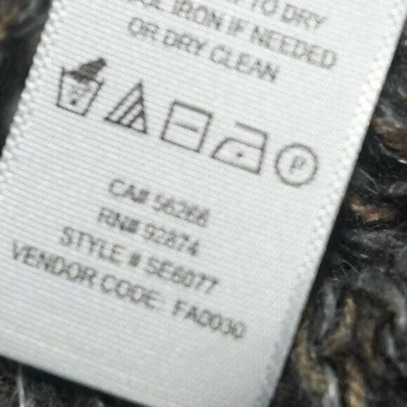 Splendid Wool Alpaca Mohair Blend Open Front Duster Cardigan Sweater Large New - Picture 9 of 11